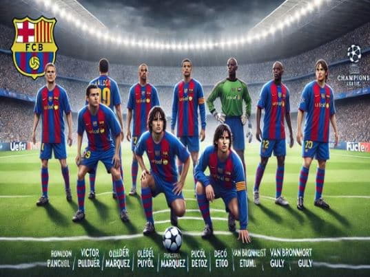 Đội hình Barca vô địch C1 200 với những huyền thoại