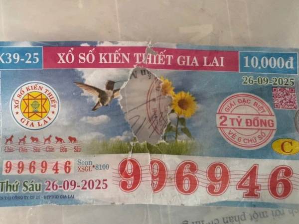 Những trường hợp vé số bị rách không được đổi thưởng